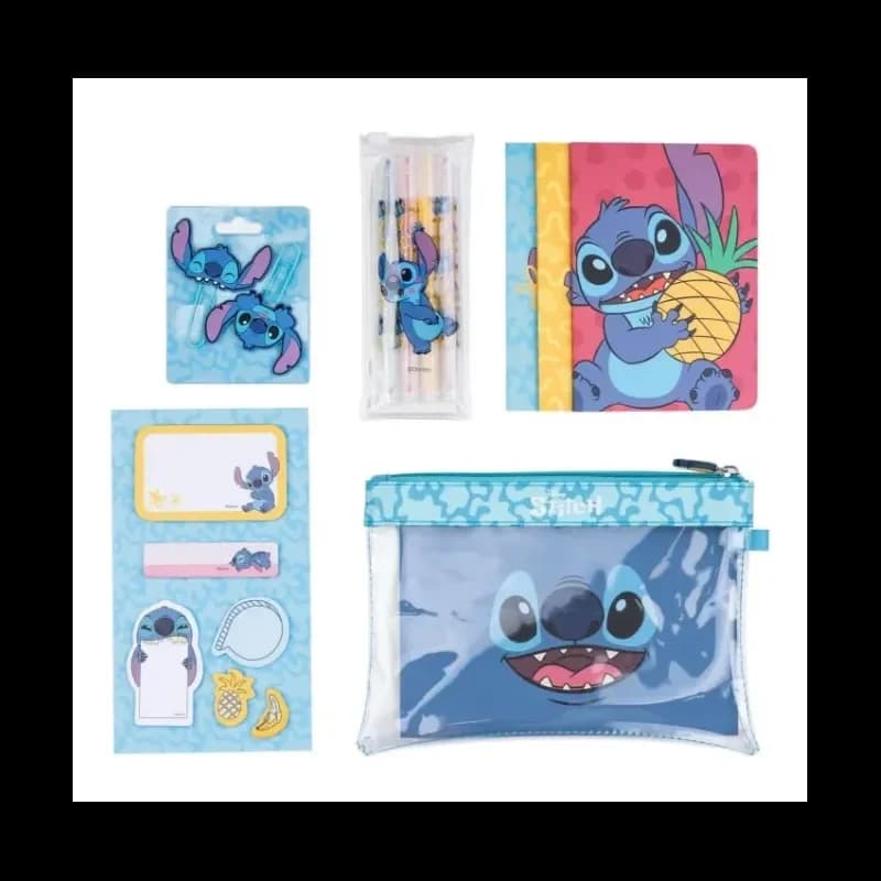 Disney Conjunto Escolar Stitch Tropical Kpge004 1Un.