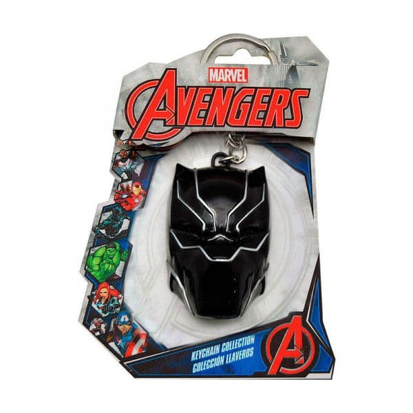 Porta-chaves 3D Black Panther Marvel