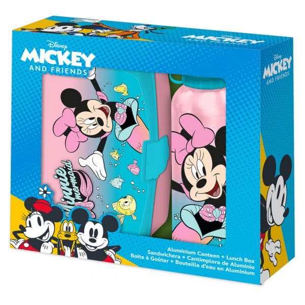 Sanduicheira e Garrafa de Alumínio 500 ml Minnie 500 ml