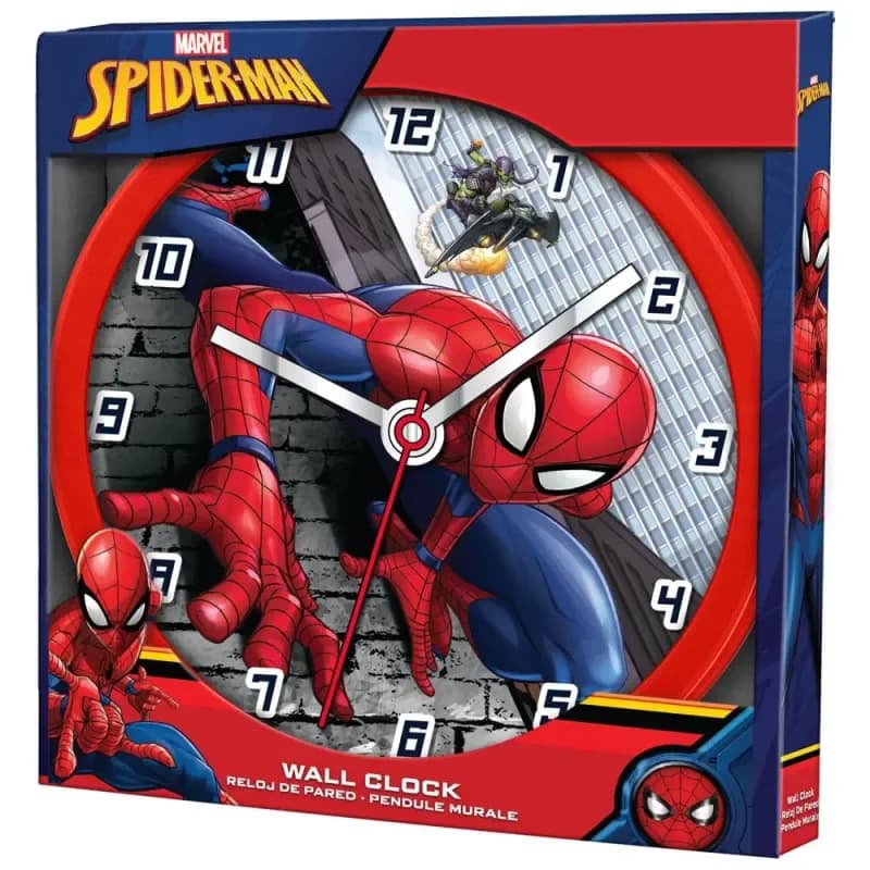 Marvel Relógio de Parede Homem-Aranha 25cm