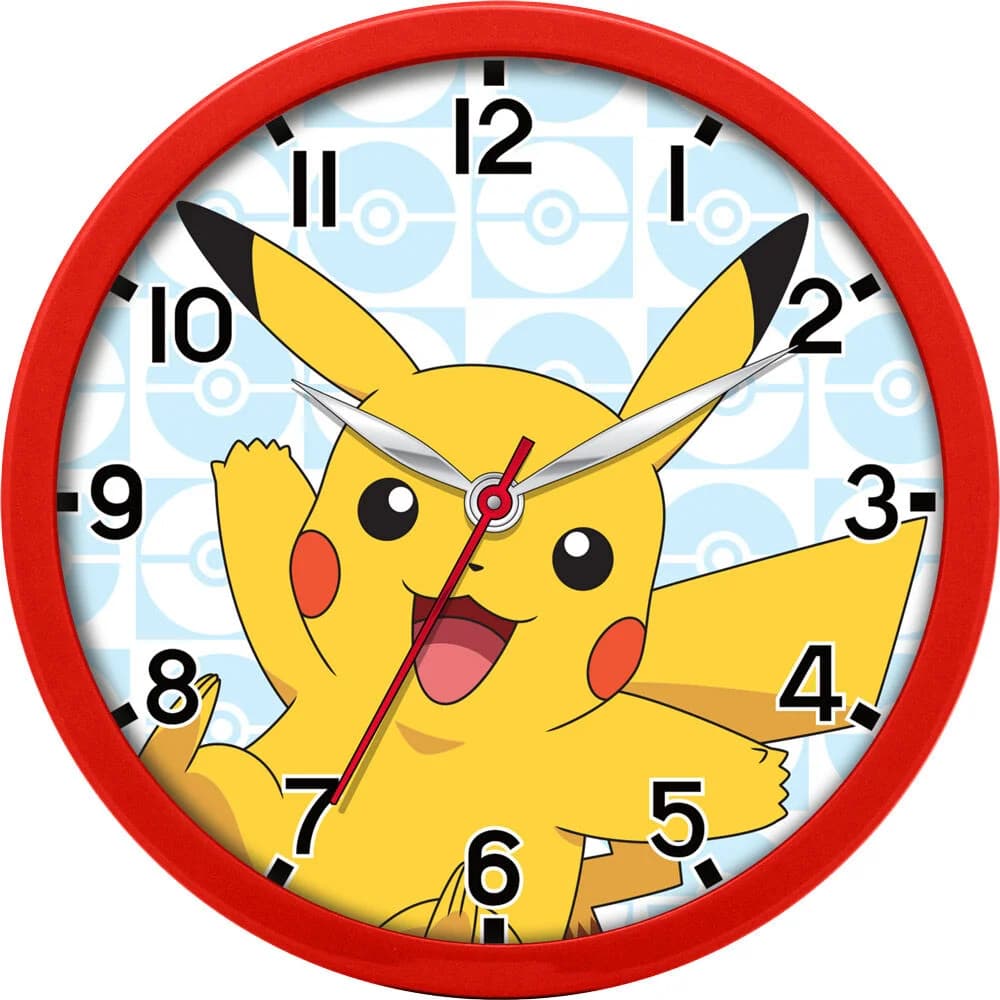 Kids Licensing Relógio de Parede Pokémon 25 cm