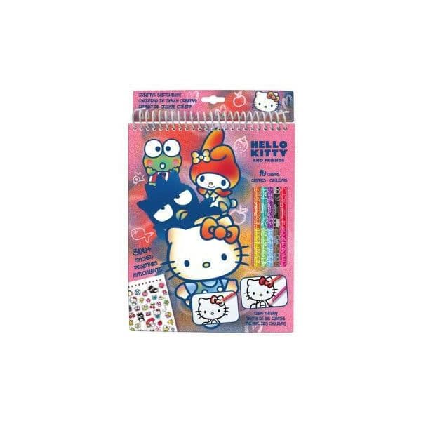 Kids Licensing Conjunto de Lápis para Colorir Hello Kitty Multicores