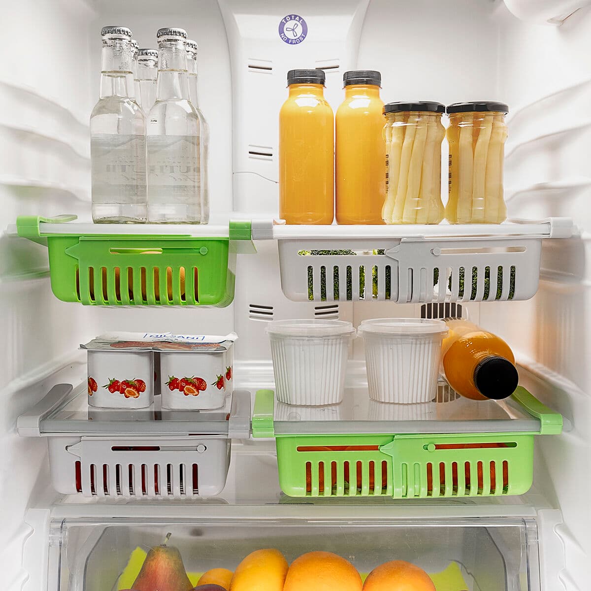 Organizador de Frigorífico Ajustável Friwer InnovaGoods 2 Unidades