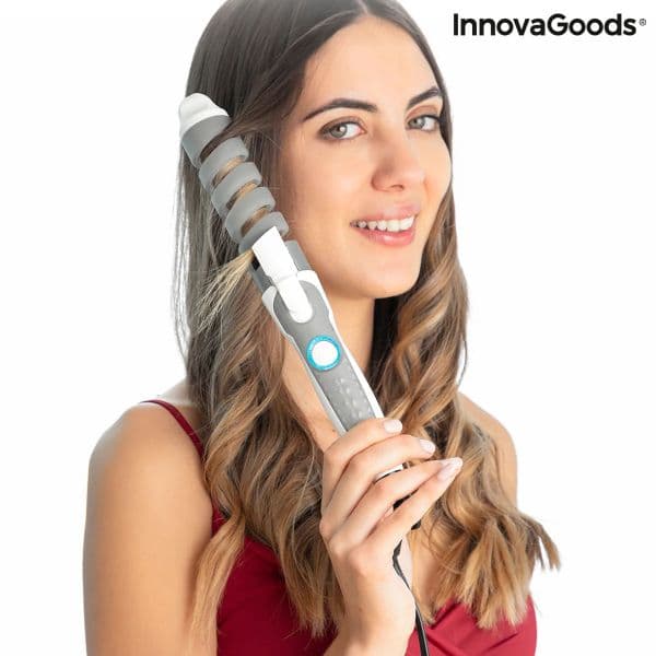InnovaGoods Ferro de Ondulação Espiral de Cerâmica Spihair - V0103378
