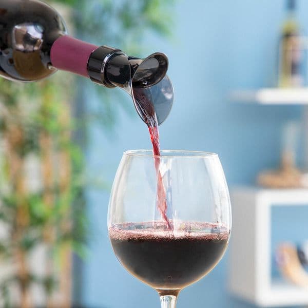 InnovaGoods Wintopp Tampa Dispensador Arejador de Vinho 2 em 1 Profissional
