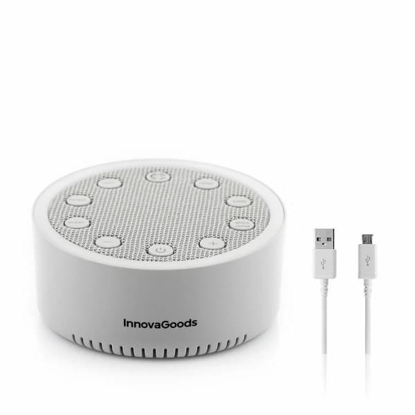 InnovaGoods Máquina de Ruído Branco Slewel V0103815 Recarregável