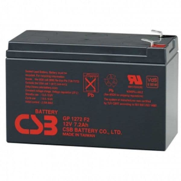 Riello Bateria Recarregável Tecnología Chumbo Ácido AGM Tensão 12V Capacidade 7.2 Ah 101