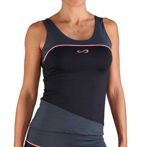 Endless Curve Sleeveless T-shirt Preto L Mulher
