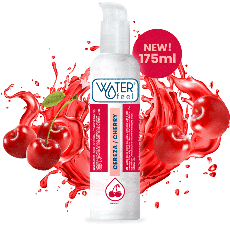Waterfeel Lubrificante à Base de Água Cereja Feliz 175ml