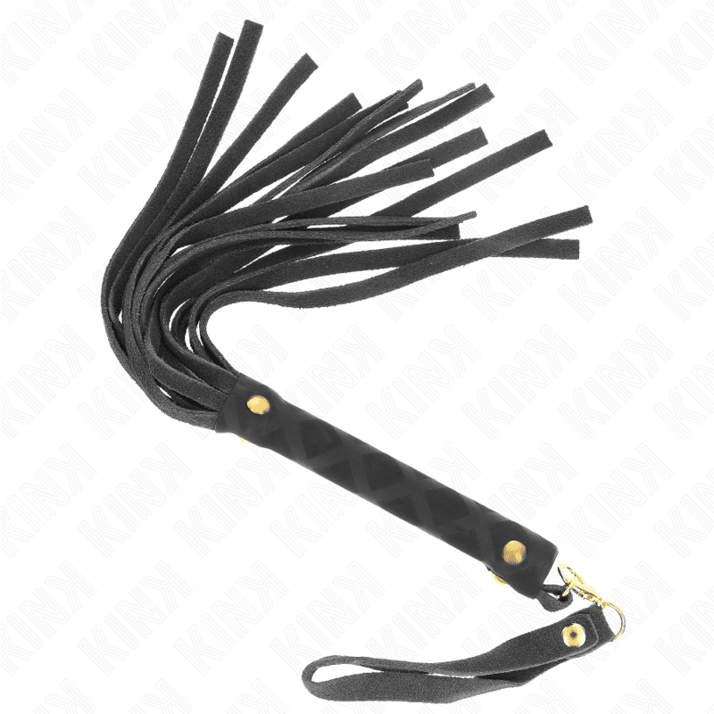 Kink Mini Chicote de Camurça Preta 30 cm - D-240703