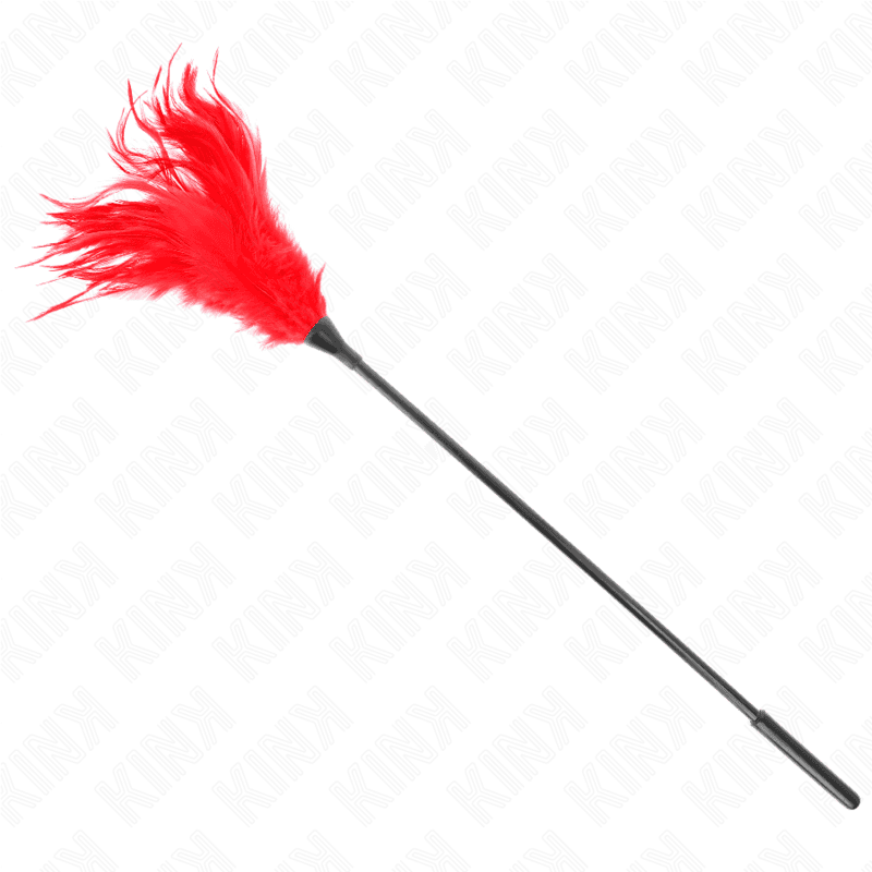 Kink Múltiplas Penas de Cócegas Vermelhas 45 cm - D-240731