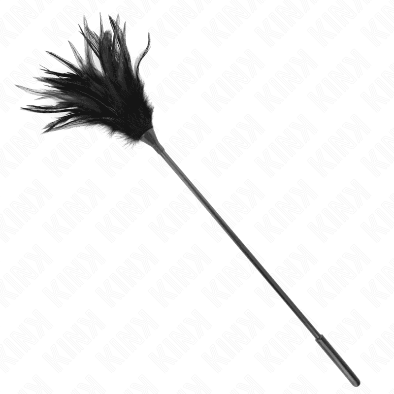 Kink Múltiplas Penas de Cócegas Pretas 45 cm - D-240732