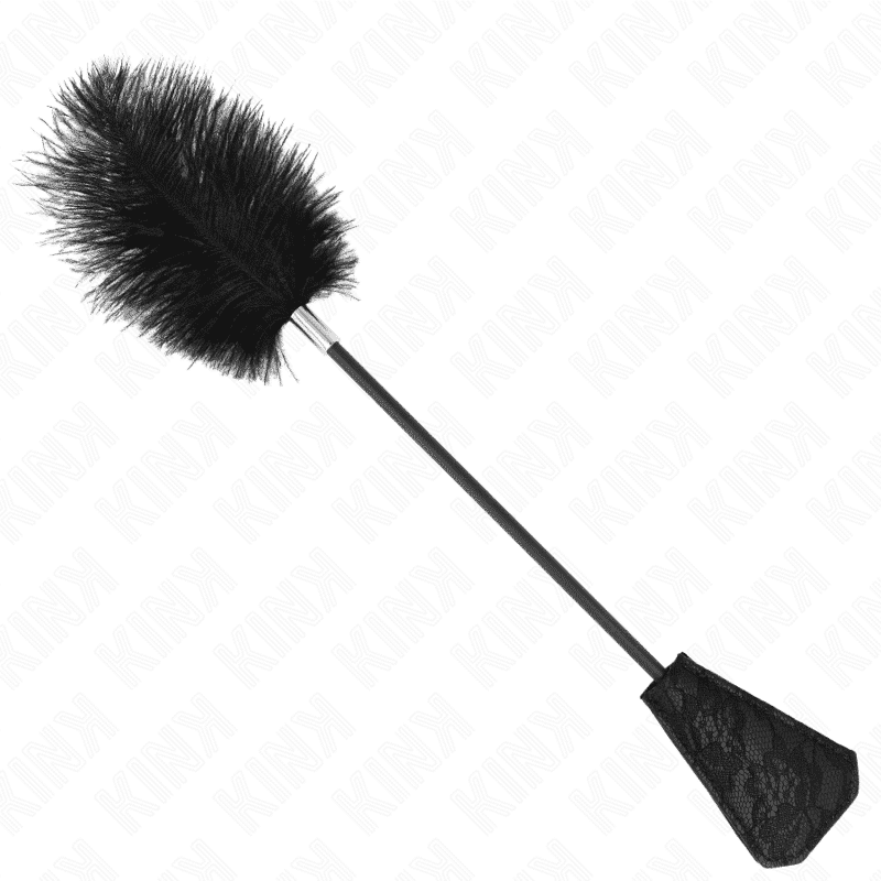 Kink Penas de Avestruz para Cócegas com Palete de Renda 56 cm