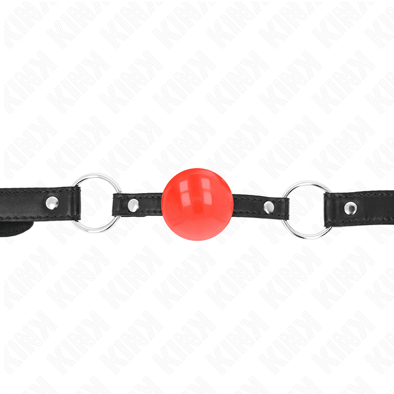 Kink Bola Tpe Vermelha Mordaça 4 cm 60 x 2 cm - D-240865