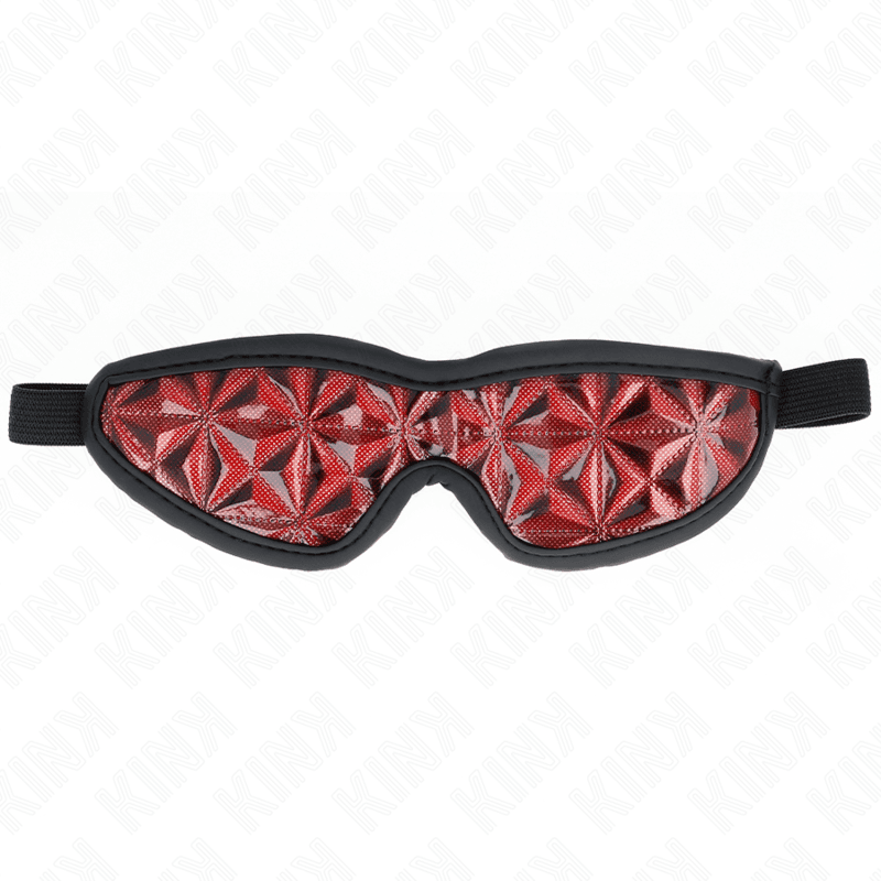 Kink Faixa de Cabeça Padrão Diamante Vermelho 20,5 x 6 cm - D-240891