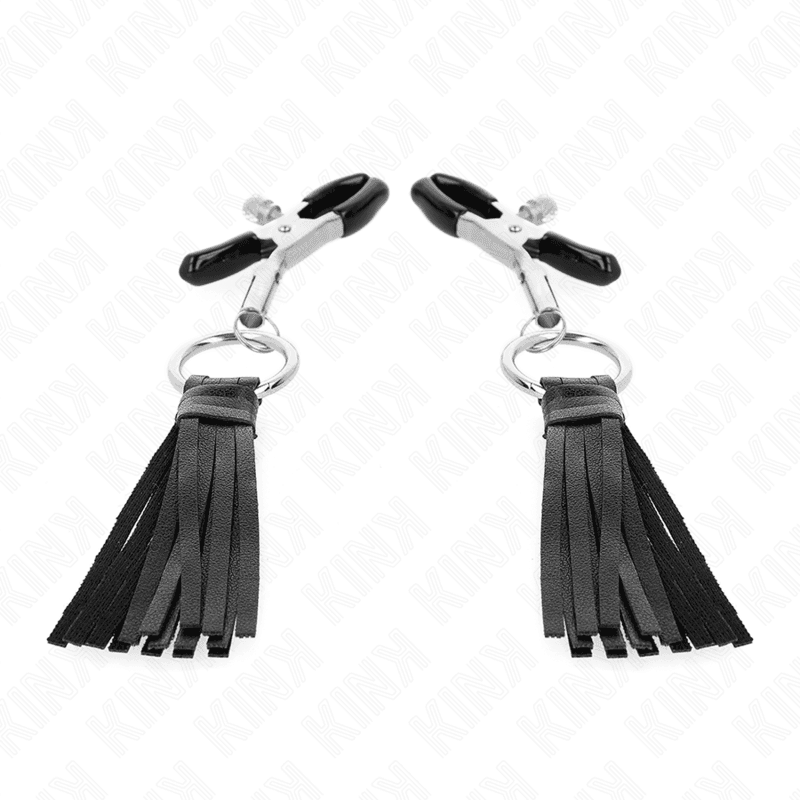 Kink Pinças de Bolsa de Couro 6 cm - D-240945