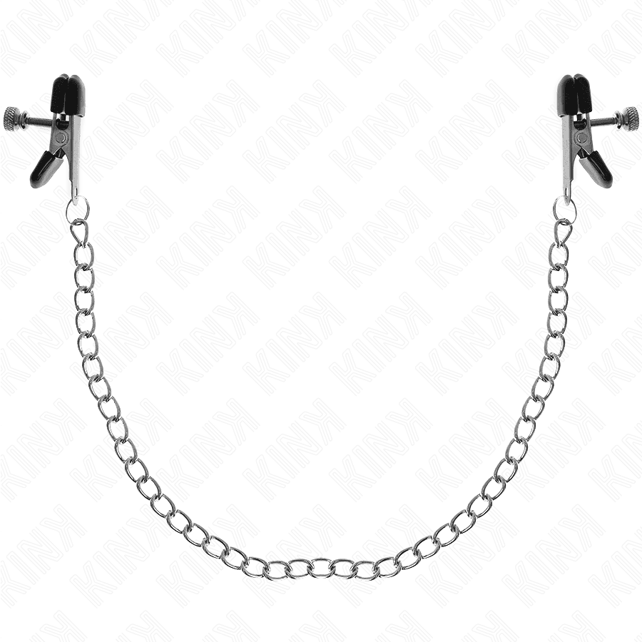 Kink Pinças de Corrente Plana Prata 34 cm