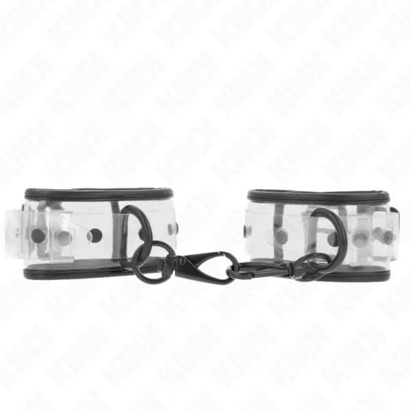 Kink Punhos de Pulso Transparentes Ajustáveis 18-30 cm x 5,5 cm