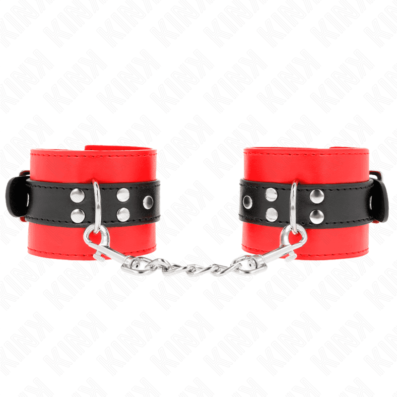 Kink Pulso Vermelho com Cinto Preto Ajustável 17-28 cm x 6 cm