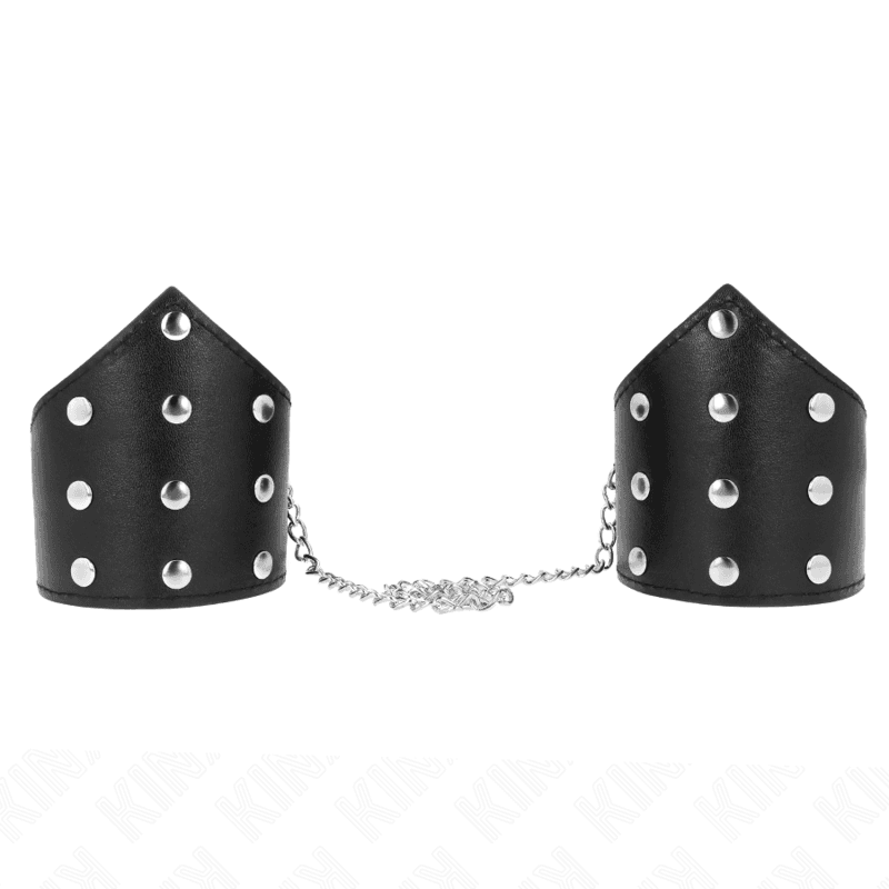 Kink Pulseiras Estilo Ponto Preto com Corrente Ajustável ??17-23 cm x 8,5 cm