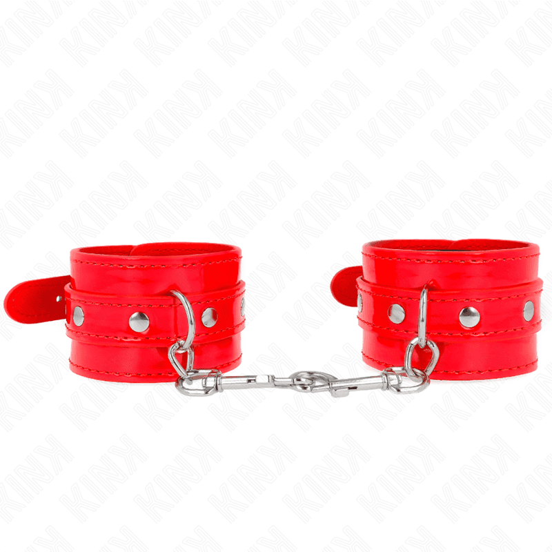 Kink Punhos de Mão Brilhante Vermelho Ajustável 23-33 cm
