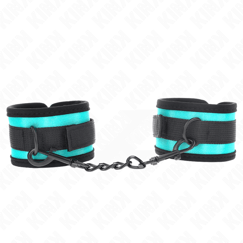 Kink Gancho e Loop Nylon Bind Pulso Preto-azul Ajustável 18-32 cm x 5 cm - D-241088