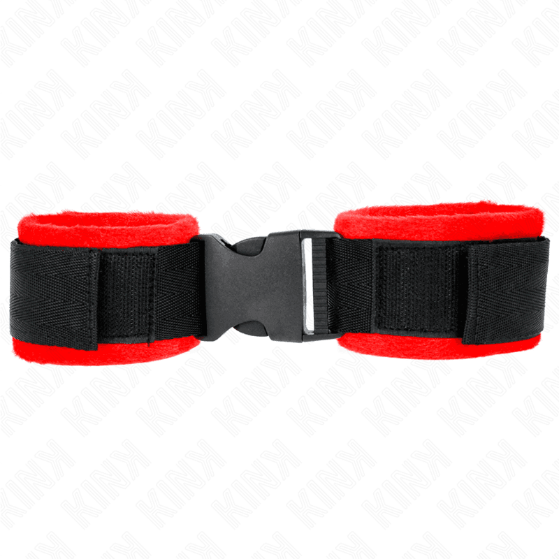 Kink Retenções de Pulso Nylon Bind Hookloop Preto Modelo 1 Ajdustável 25-35 cm x 6 cm