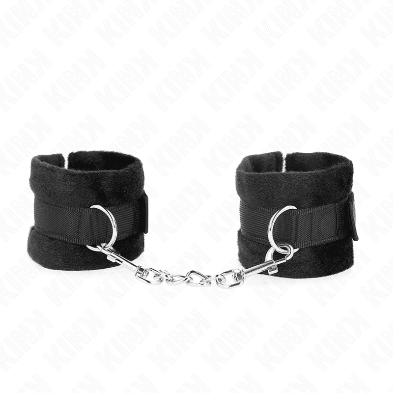 Kink Algemas de Pele Iniciante Preto 30 x 7 cm