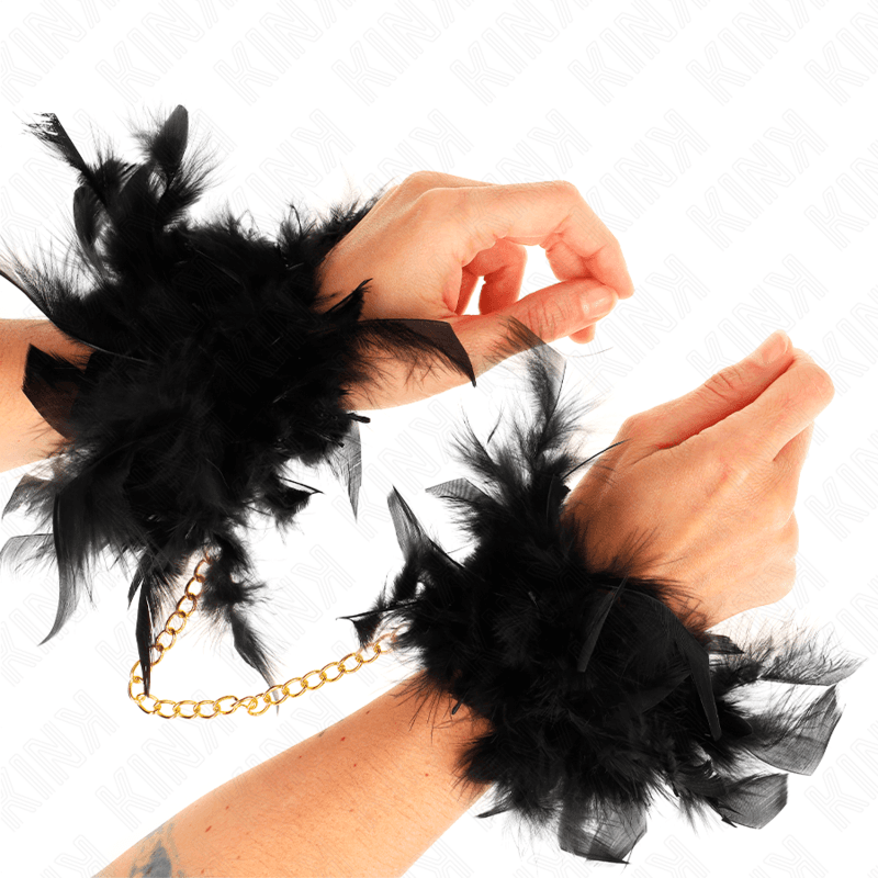 Kink Algemas de Penas com Corrente de Ouro Modelo 1