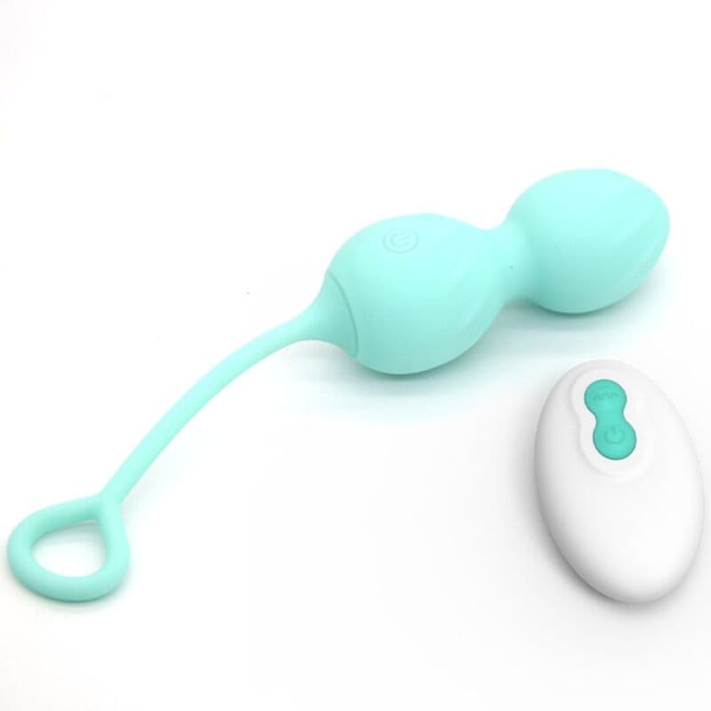 Armony Blossoms Vaginal Dumbbell Vibração Controle Remoto 10 Vibrações Verde