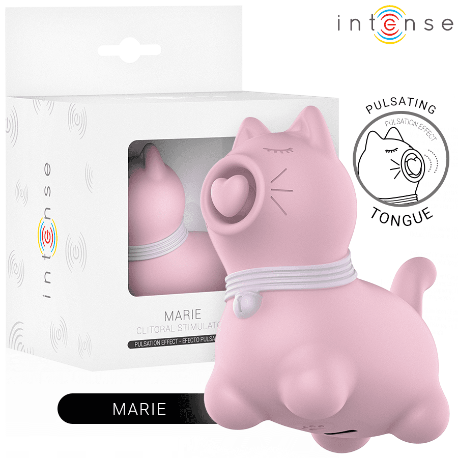 Intense Fun Marie Pink Estimulador de Língua Pulsante Rosa