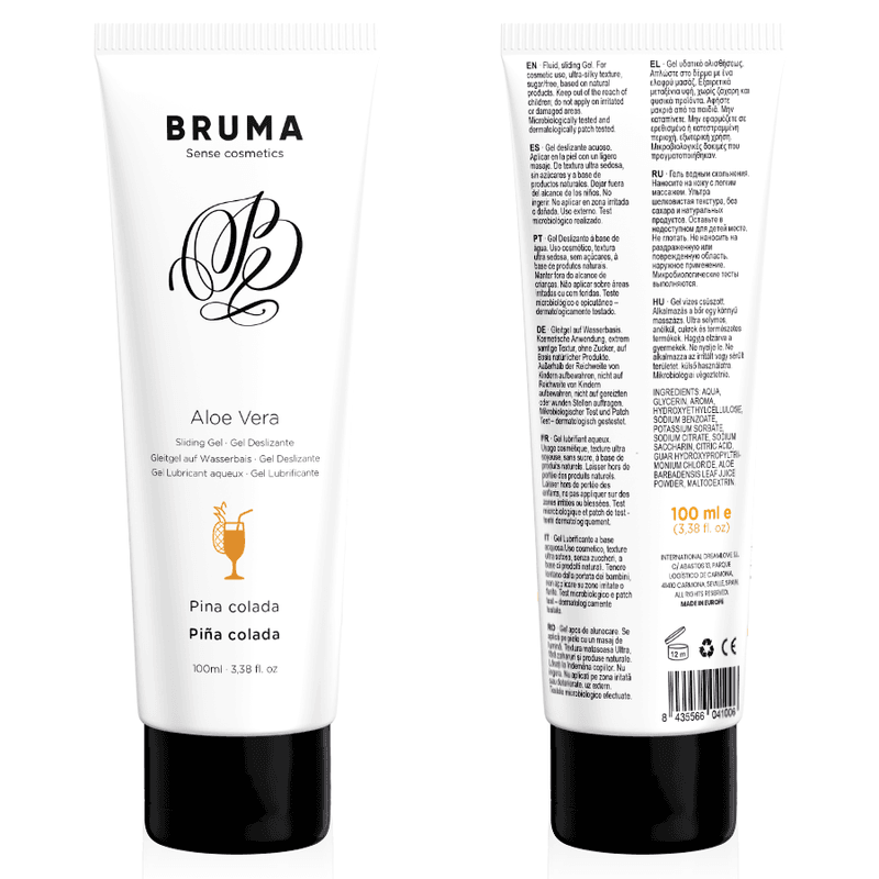 Bruma Gel Deslizante de Aloe Vera Sabor Pina Colada 100ml