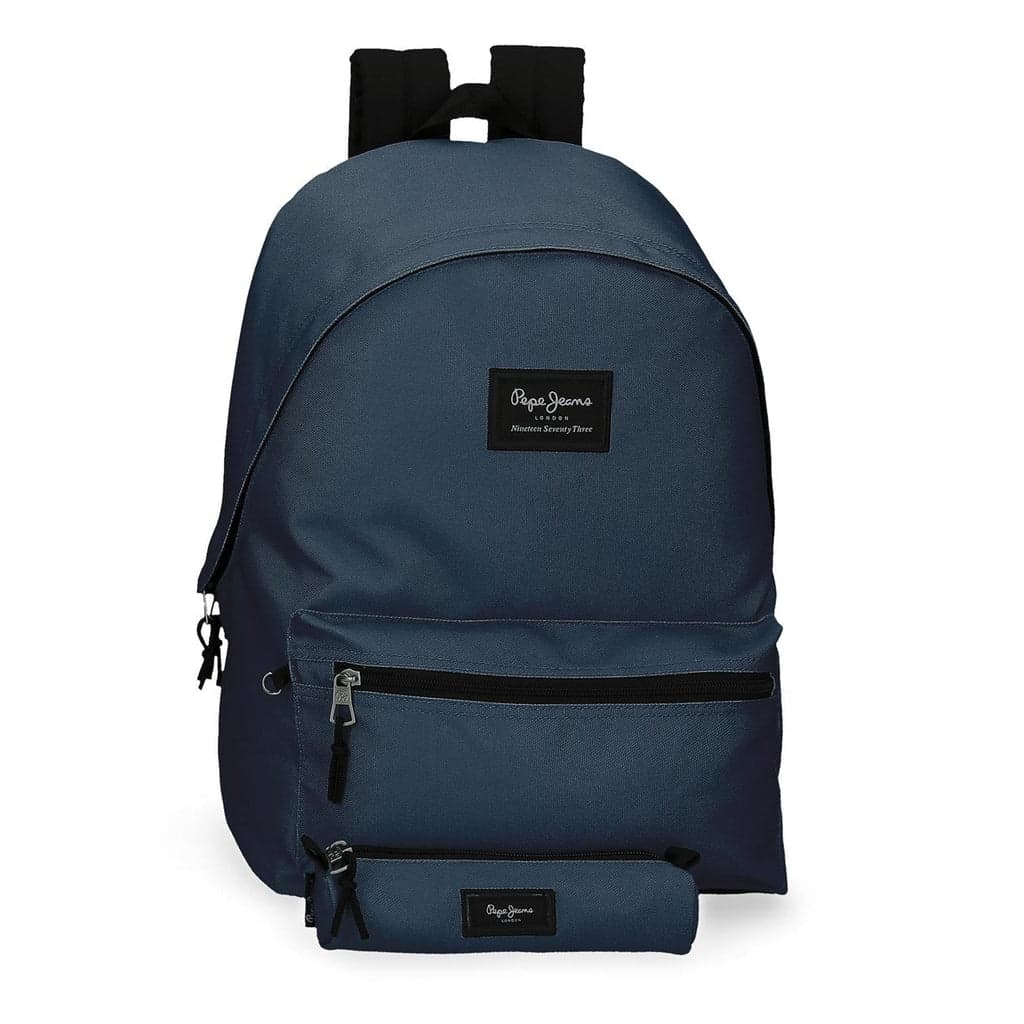 Pepe Jeans Mochila com Estojo Aris Azul Marinho