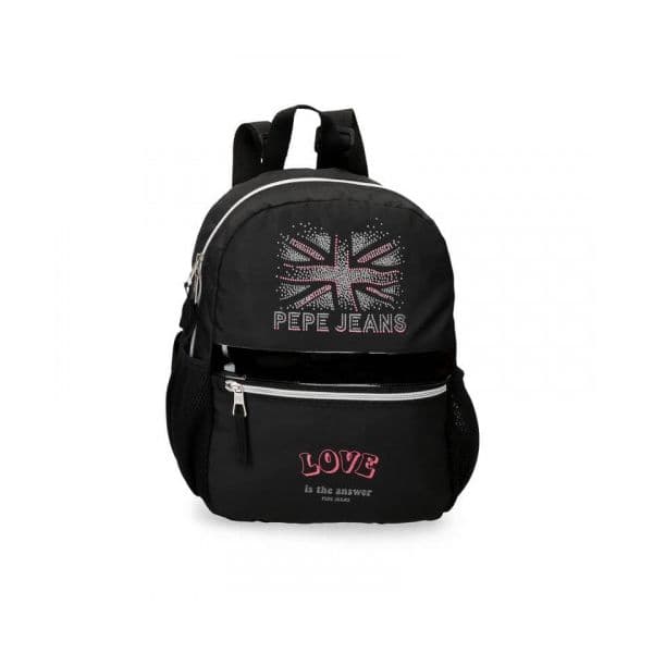 Pepe Jeans Mochila de Passeio 32 cm ADA Preta