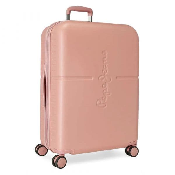 Pepe Jeans Mala Com Rodinhas 440007142 High 70 Cm 79l Pink One Size