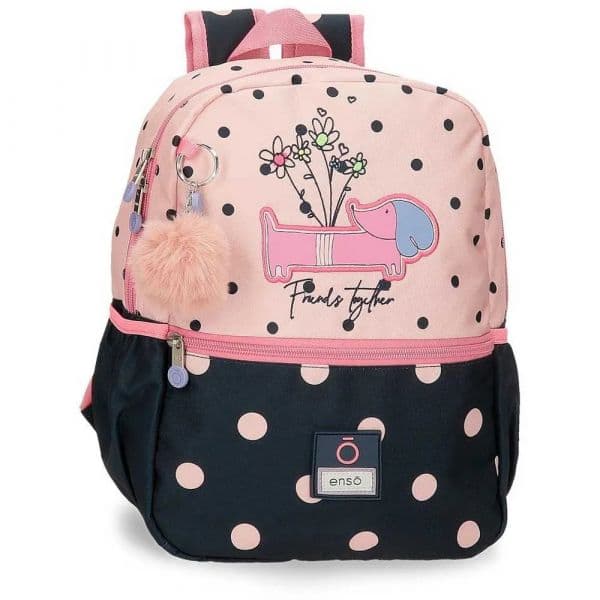 Enso Mochila Infantil Friends Together 9l Pink / Blue One Size