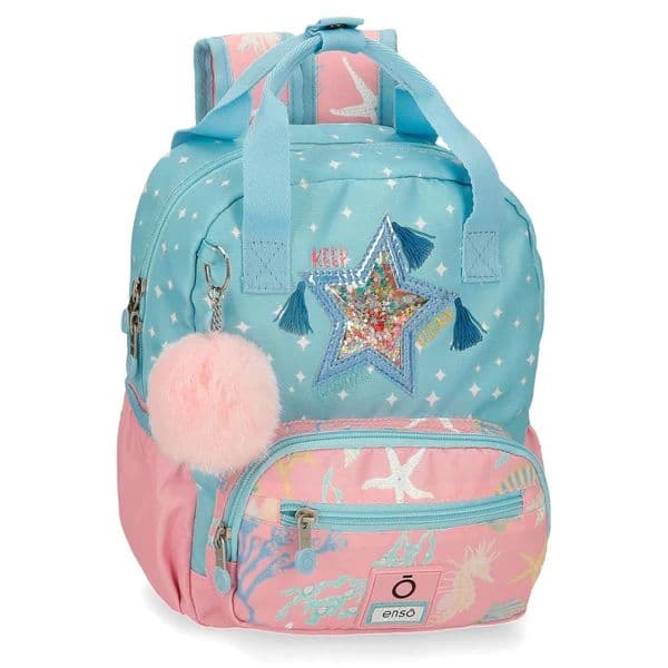 Mochila Escolar Enso Keep The Oceans Clean 28cm