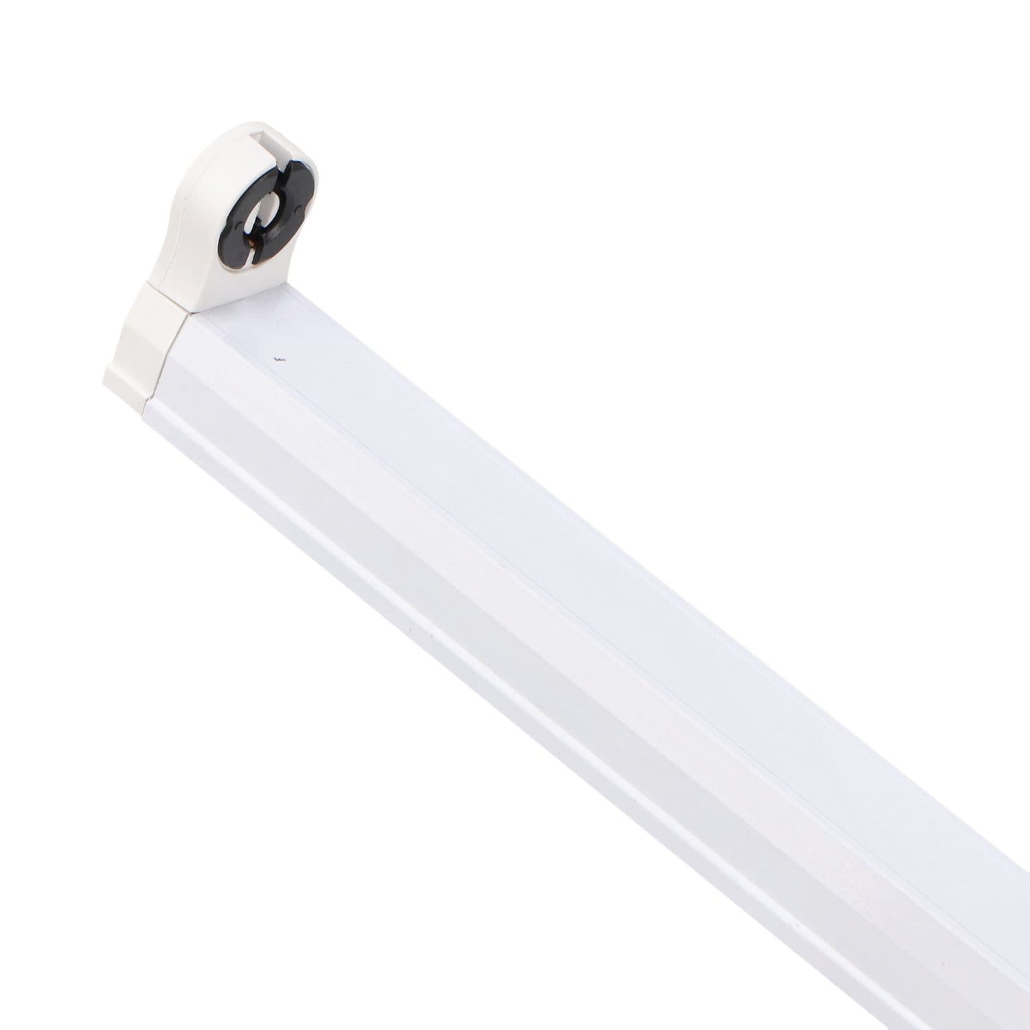 Armadura para tubo LED 1x1200 mm - Ligação 1 lateral
