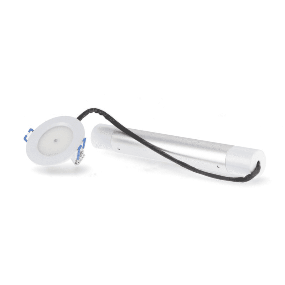 Armadura Emergência Led 3W Rounfix Permanente / Não Permanente