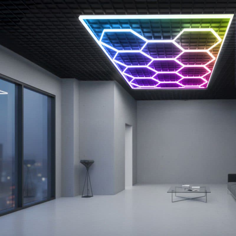 Painel LED Hexagonal Bee 200W RGB