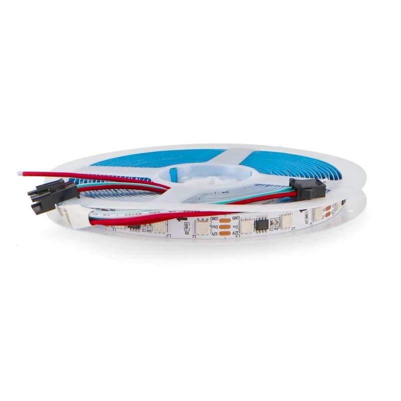 Fita LED  Digital 12V DC SMD5050 Ritt IP20 60 LED /m - 5 Metros RGBIC