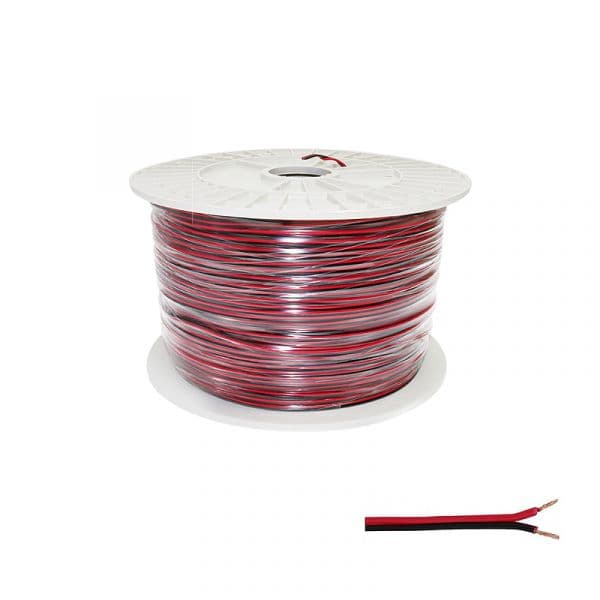 Ledme Cabo Elétrico 2x0,5mm² Preto/Vermelho
