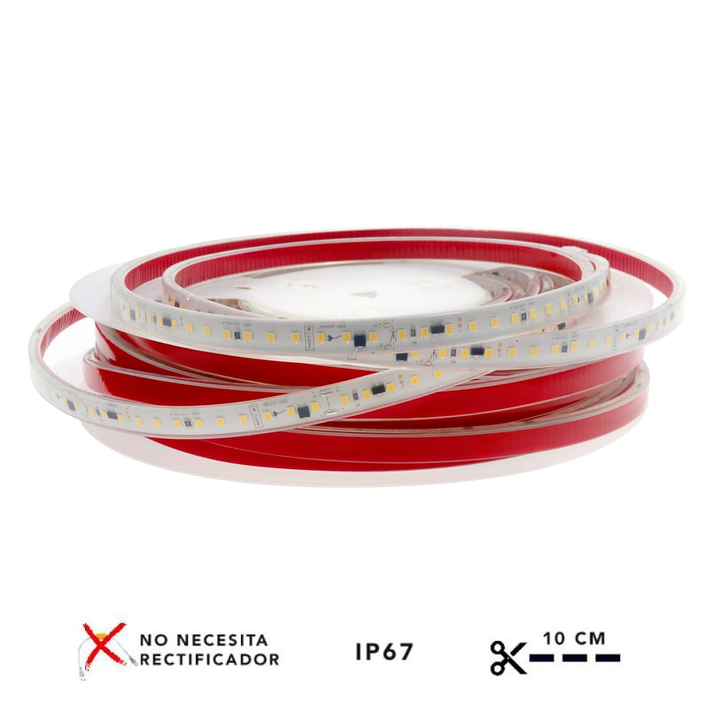 Ledme Fita LED 230Vac Smd2835 Bergamo 13W/m Ip65 RGB 25 Metros