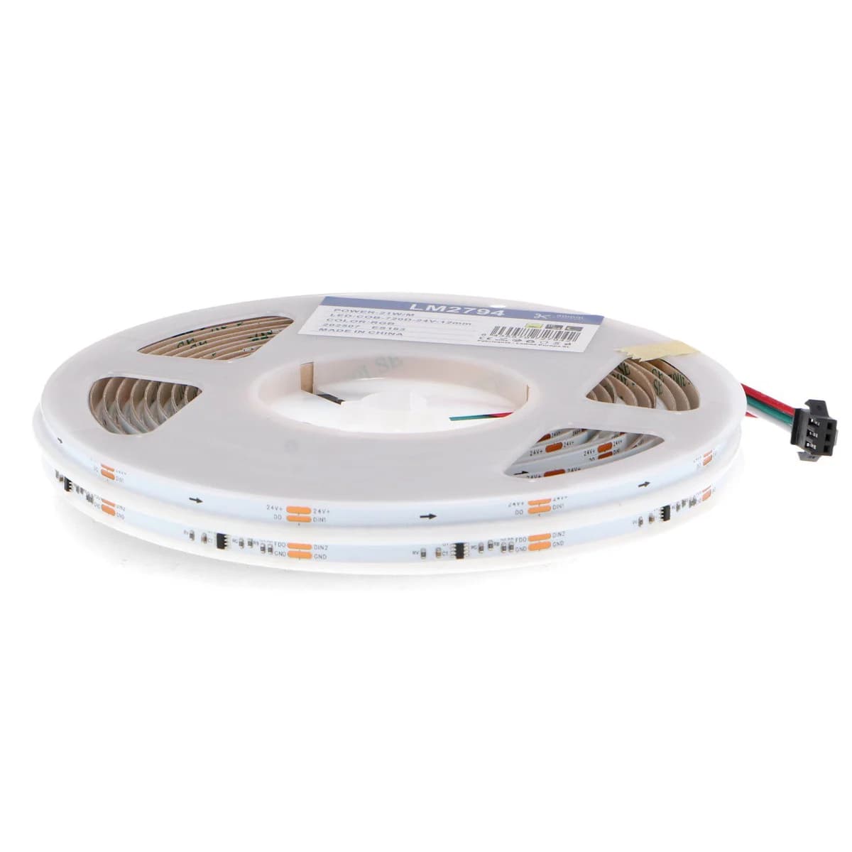 Fita Led Digital 24V Cob Tips Ip20 RGBIC 12W/m – 5 Metros