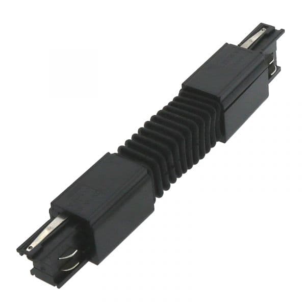 Ledme Conetor flexível Preto para Calha trifásica