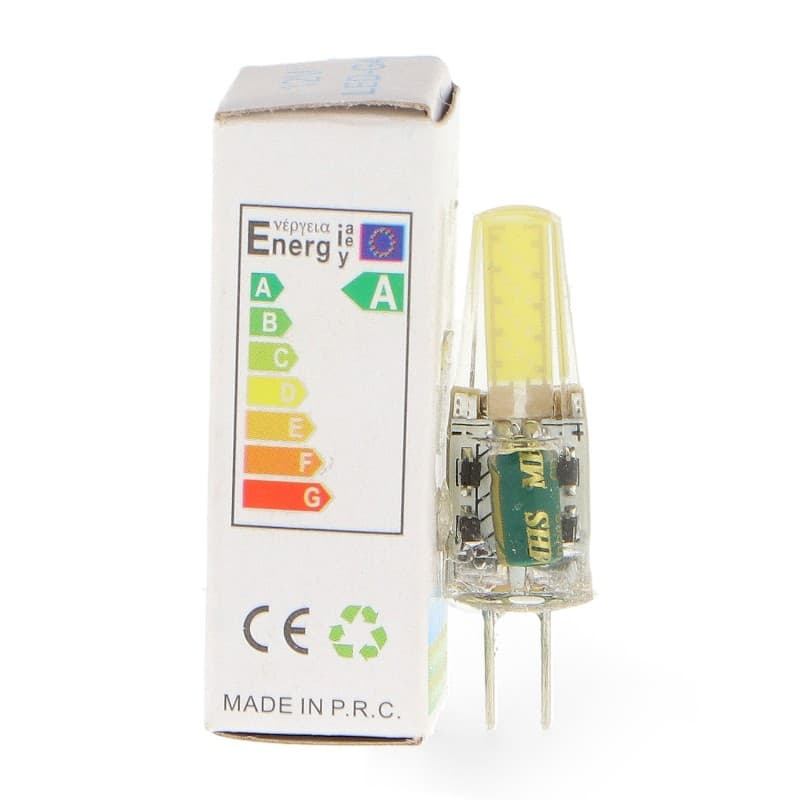 Lâmpada Led G4 12Vdc COB 3W 6000K