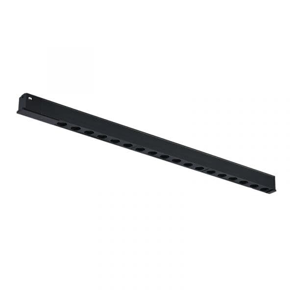 Ledme Projetor LED Série Hallway 16mm 18W para Calha Magnética Preto 48V 4000K