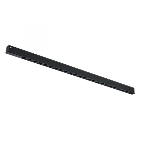 Ledme Projetor LED série Hallway 16mm 24W para calha magnética Preto 48V 3000K