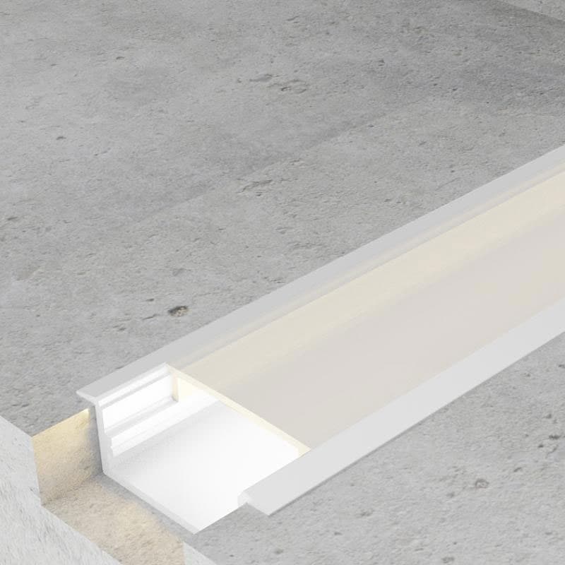 Perfil Silicone Arc 22X10 Para fitas LED - 20 Metros