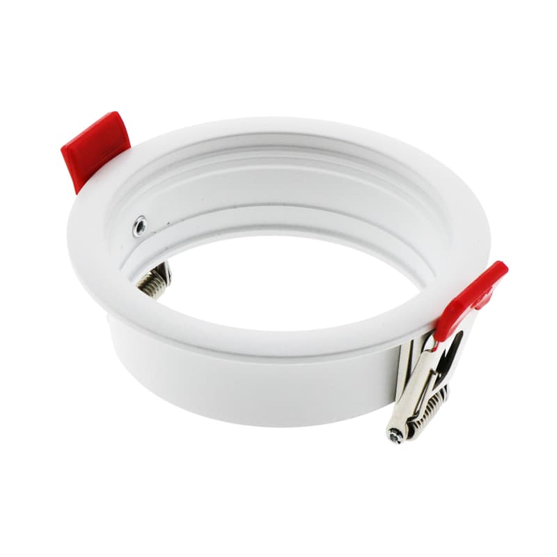 Aro Orientável Quadrado Níquel Serie Luxury Para GU10